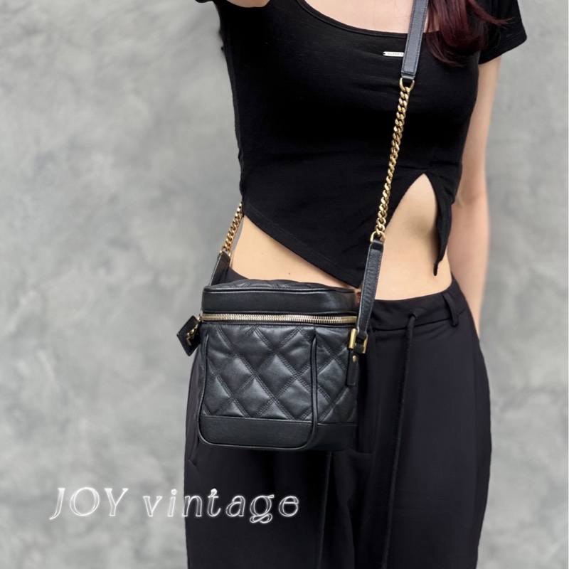 🍁YSL聖羅蘭黑色mini盒子斜挎包 尺寸17*14.5-4