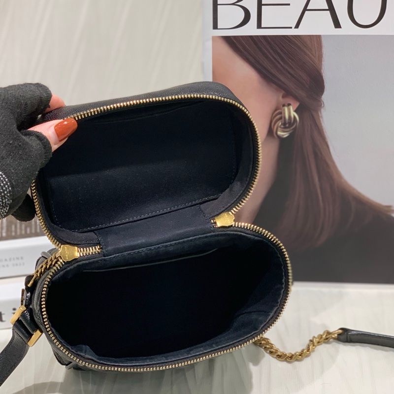 🍁YSL聖羅蘭黑色mini盒子斜挎包 尺寸17*14.5-6