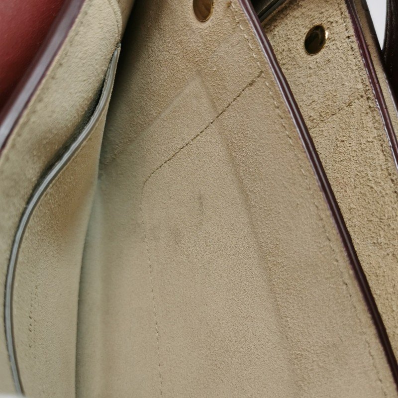 Chloe Faye 小號 牛皮 翻毛皮 拼皮 鏈條扣飾 單肩包-8