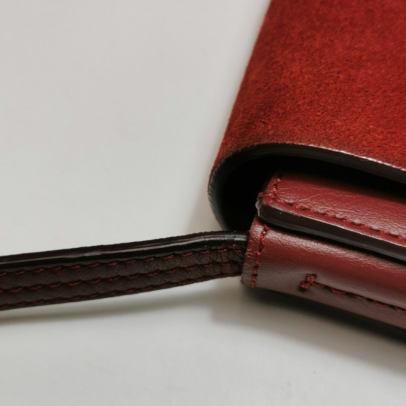 Chloe Faye 小號 牛皮 翻毛皮 拼皮 鏈條扣飾 單肩包-22