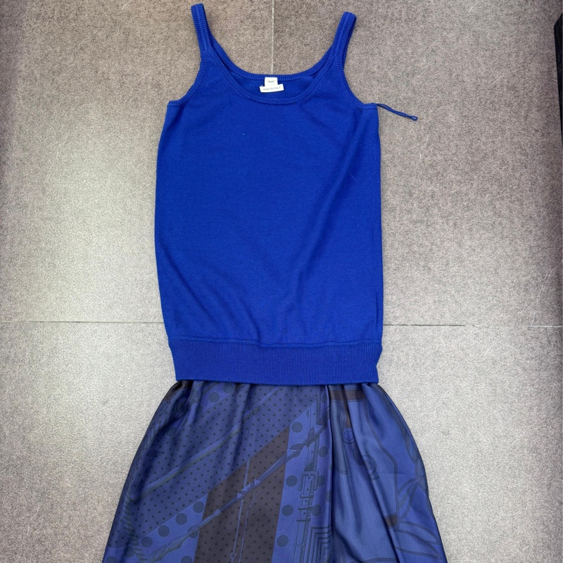 hermes 絲綢羊毛女裝長裙-0