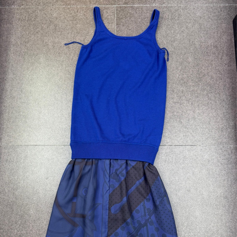 hermes 絲綢羊毛女裝長裙-1