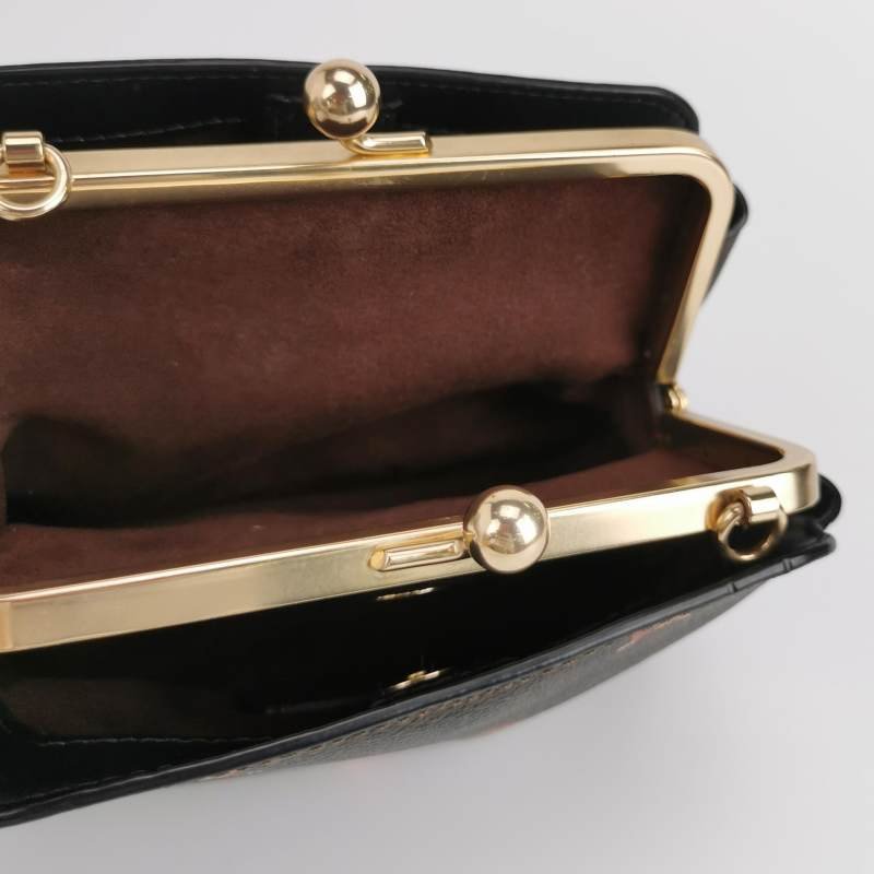 Coach 標準款 牛皮 雙C 老花 小鼠 圖案 斜背包-6