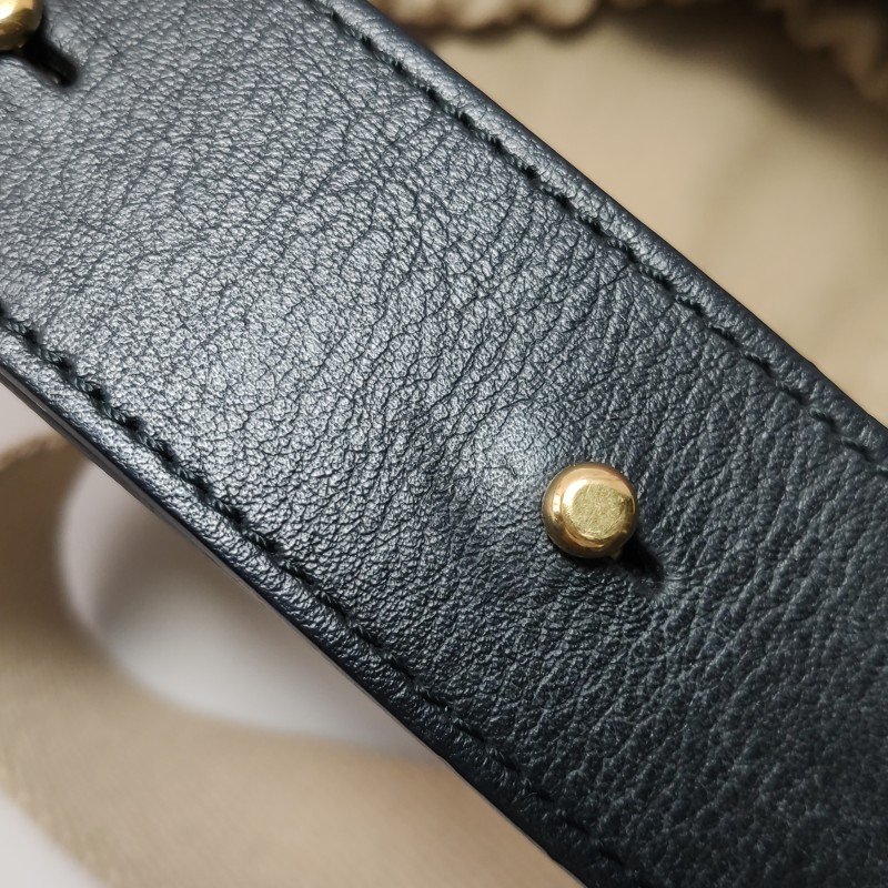 Chloe Roy 牛皮 字母 Logo 穿孔 圓環 斜背包 單肩包-20