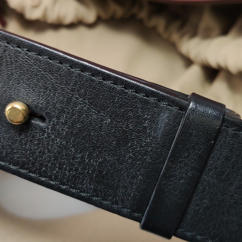 Chloe Roy 牛皮 字母 Logo 穿孔 圓環 斜背包 單肩包-21