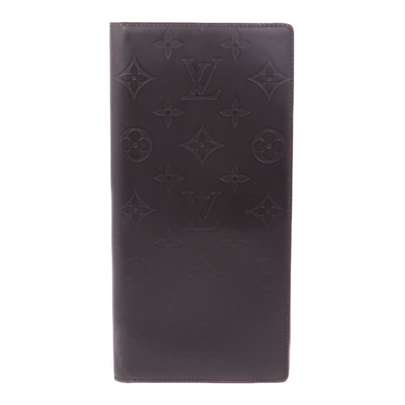 LOUIS VUITTON Monogram Glace Portefeuille Double銀扣長錢包-0