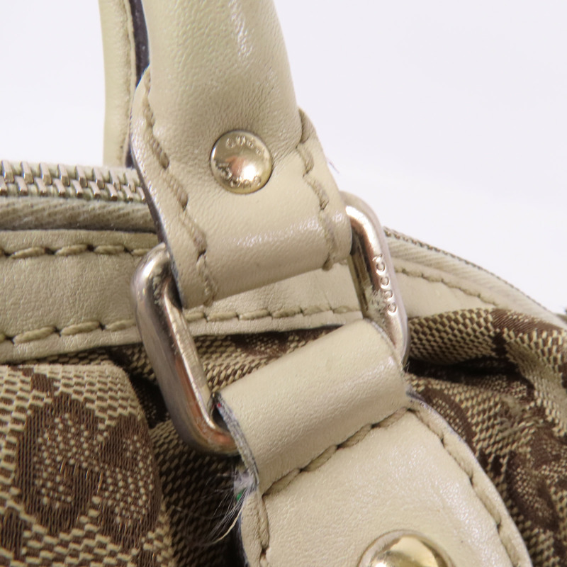 GUCCI 帆布Sukey金扣肩背袋-10