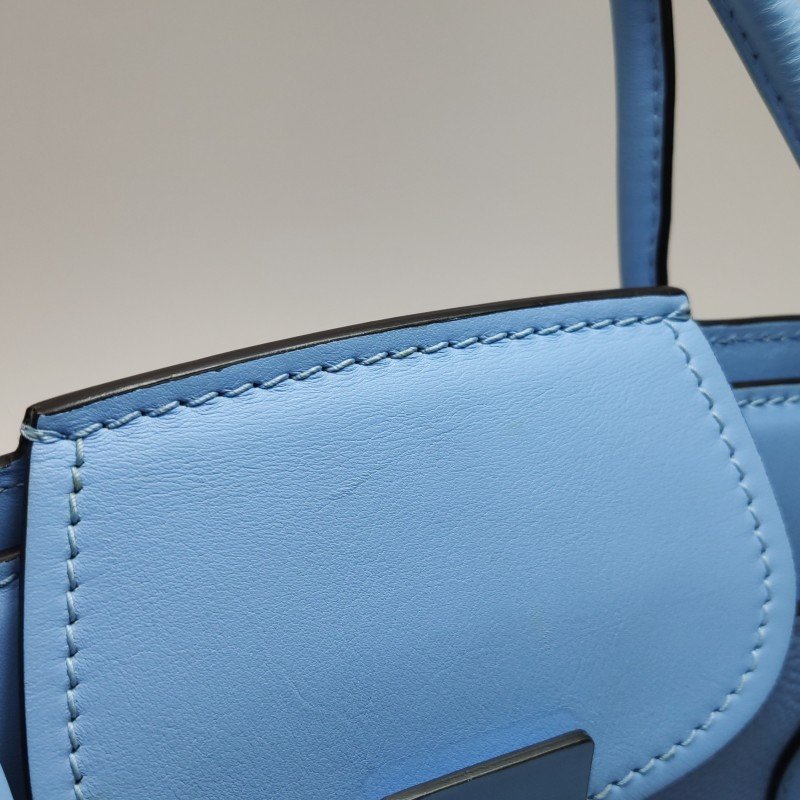 Michael Kors (MK) Bancroft 系列 牛皮 純色 手提包-16