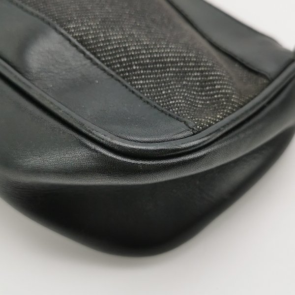 Gucci 牛皮 帆布 拼接 金屬 字母 Logo 拉鍊 單肩包-10