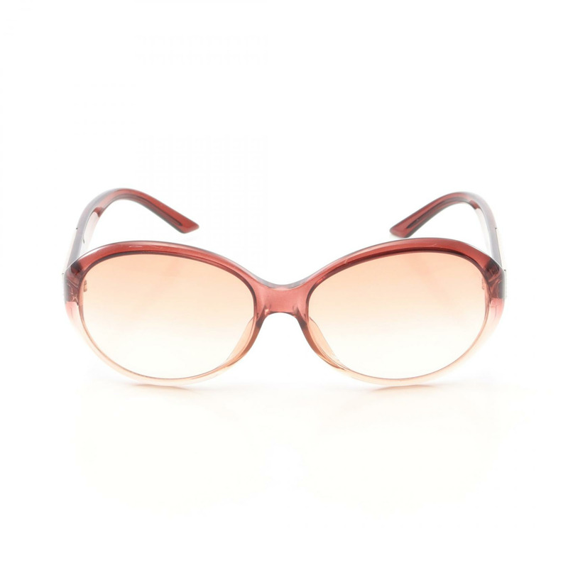 克里斯汀迪奧太陽眼鏡 眼鏡 塑膠 波爾多紅 二手 女士-0