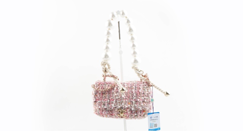 CHANEL 编制珍珠小号单肩包-6