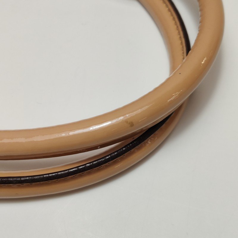 Tod's Cape 牛皮 漆皮 純色 壓花 Logo 手提包-14