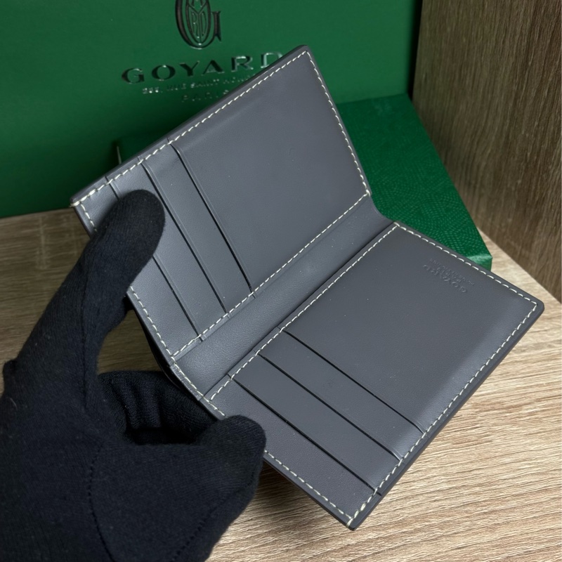 (2024/10韓國購證🇰🇷全配)Goyard 摺疊直式卡夾 🉑放鈔票-1