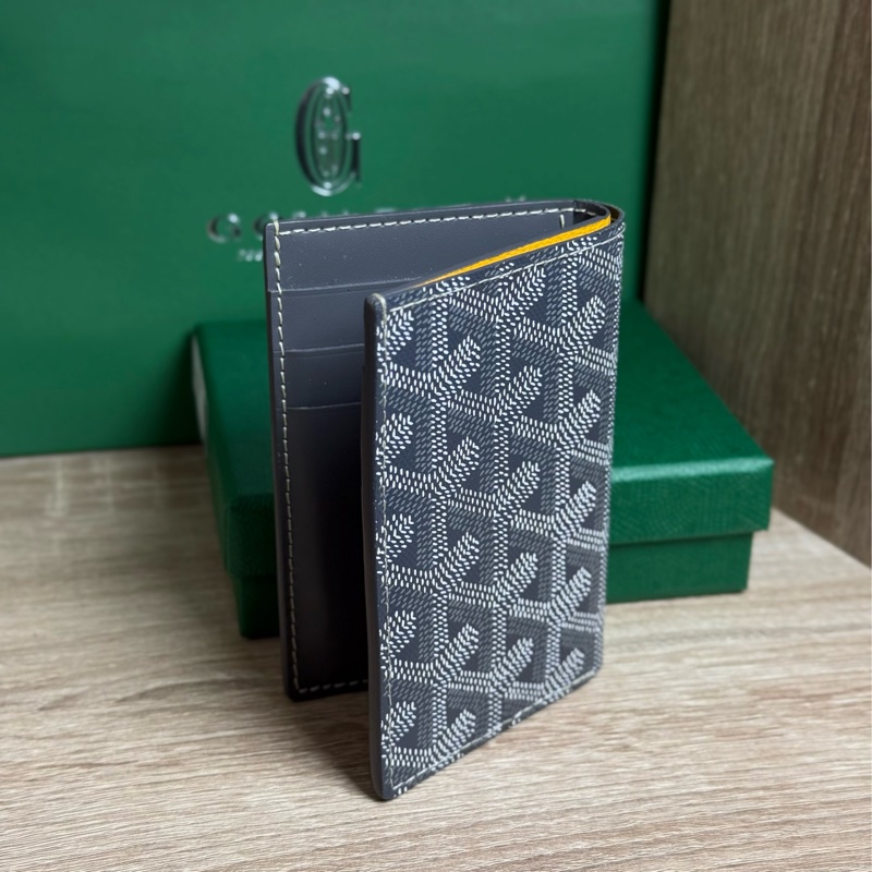 (2024/10韓國購證🇰🇷全配)Goyard 摺疊直式卡夾 🉑放鈔票-2
