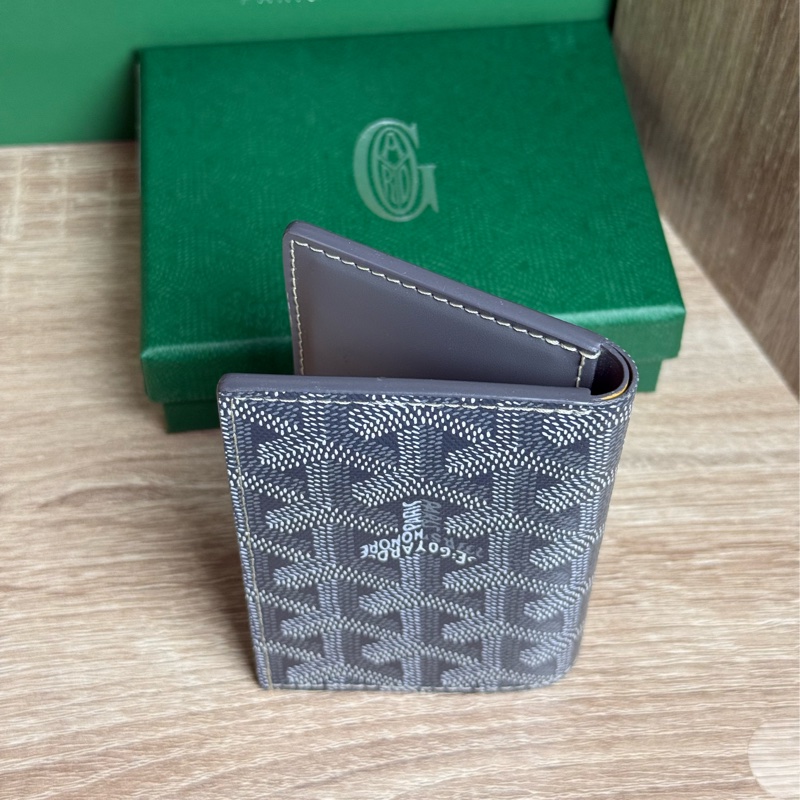 (2024/10韓國購證🇰🇷全配)Goyard 摺疊直式卡夾 🉑放鈔票-4