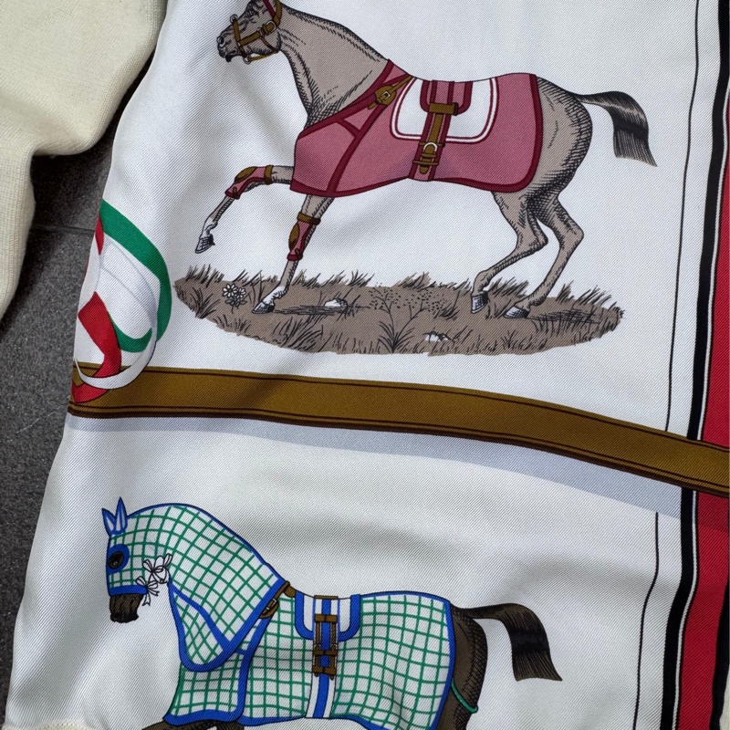 Hermes 女裝羊毛絲綢外套-2