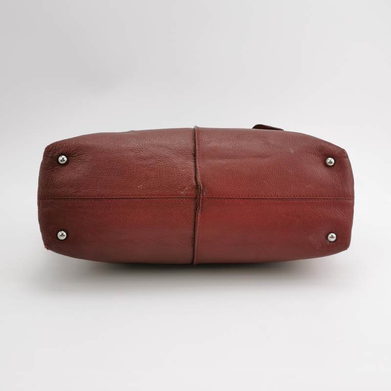 Tod's 羊皮 純色 手提包-4