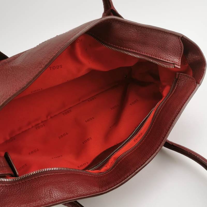 Tod's 羊皮 純色 手提包-5