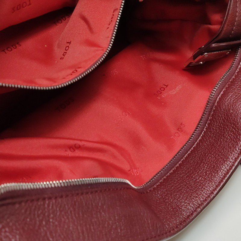 Tod's 羊皮 純色 手提包-7