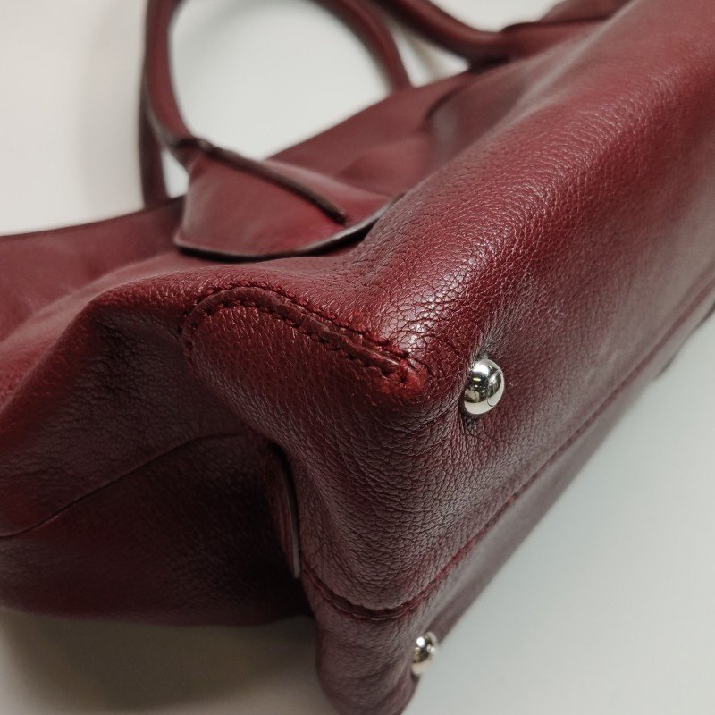 Tod's 羊皮 純色 手提包-9