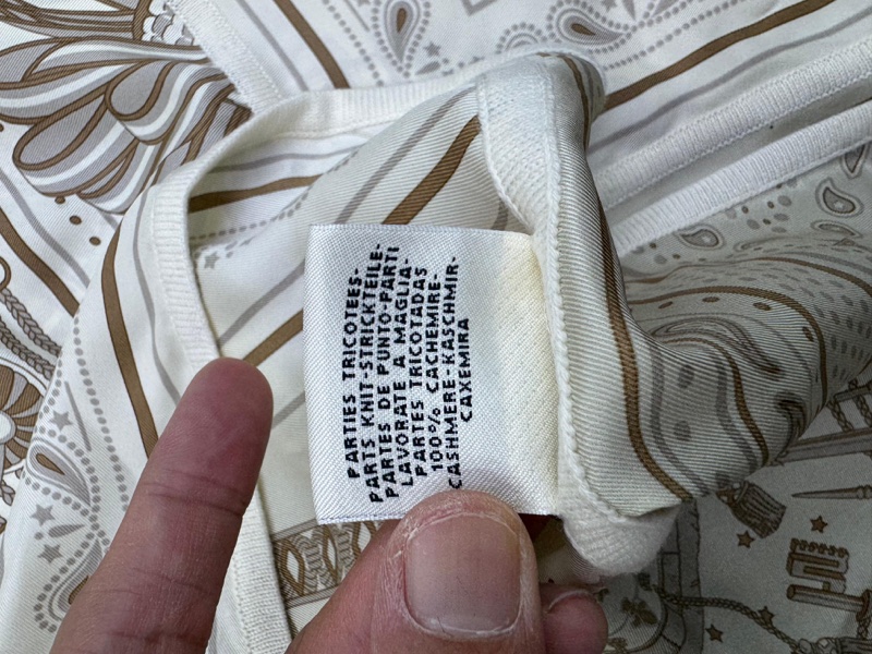 hermes 女裝絲綢羊毛連身裙-3