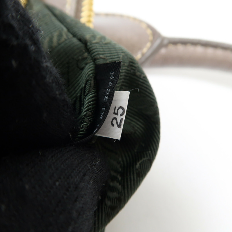 PRADA 牛皮皮革2 Way Shoulder Bag金扣手挽肩背兩用袋-7