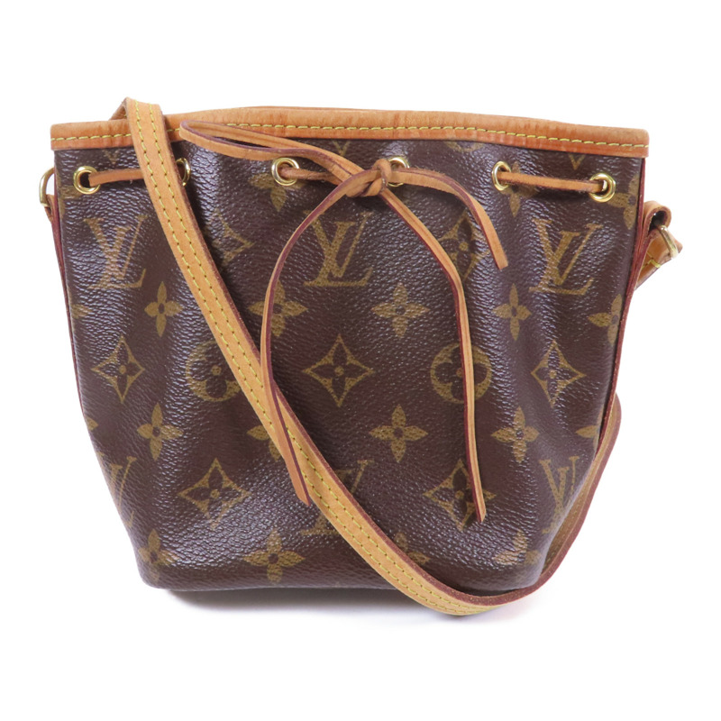 LOUIS VUITTON Monogram Nano Noe金扣肩背袋-0