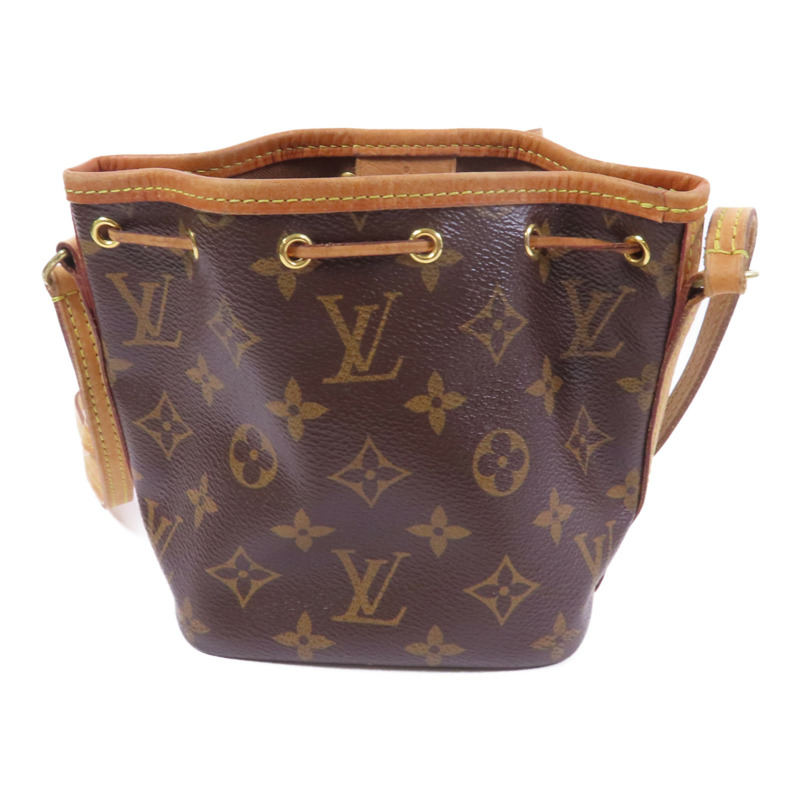 LOUIS VUITTON Monogram Nano Noe金扣肩背袋-1