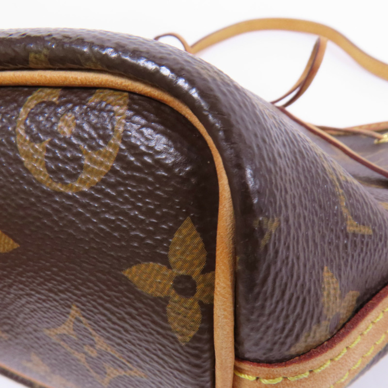 LOUIS VUITTON Monogram Nano Noe金扣肩背袋-6