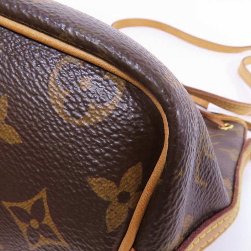 LOUIS VUITTON Monogram Nano Noe金扣肩背袋-7