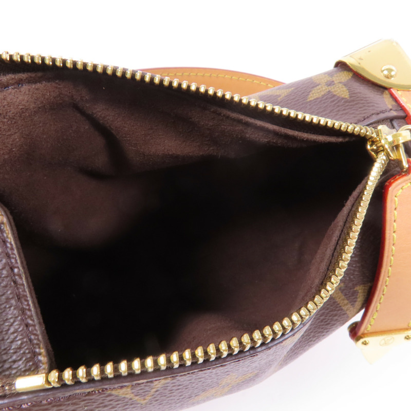 LOUIS VUITTON Monogram Side Trunk PM金扣手挽肩背兩用袋-9