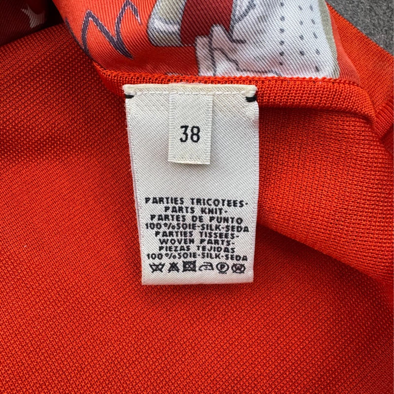 hermes 女裝絲綢羊毛連身裙-2