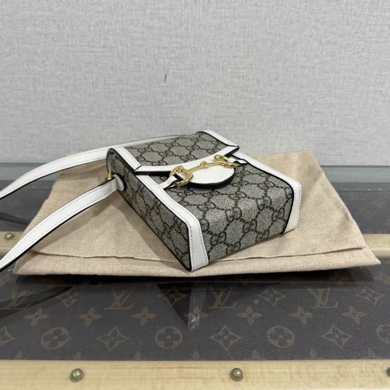 GUCCI 1955斜背手機包11.5*17*4 98新配件塵袋-2
