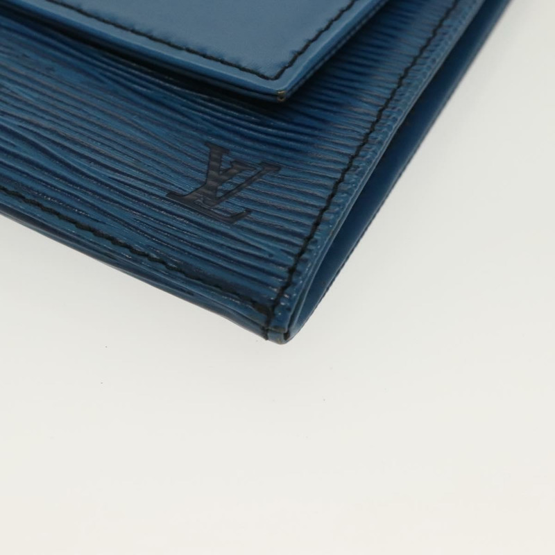 【日本直送】路易威登 Epi Jena 手拿包 藍色 M52715 LV 授權 137103-13