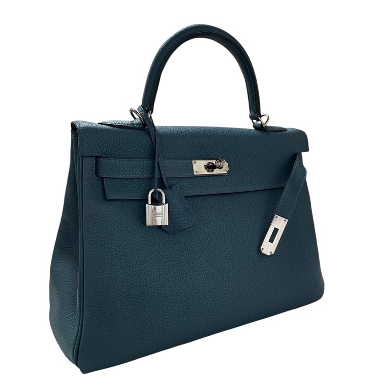 Hermès Kelly 32 Togo CK1P Colvert 鴨子綠-5