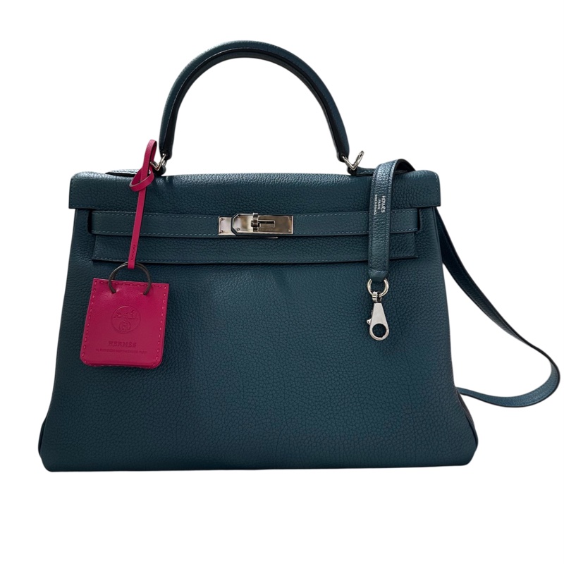 Hermès Kelly 32 Togo CK1P Colvert 鴨子綠-8