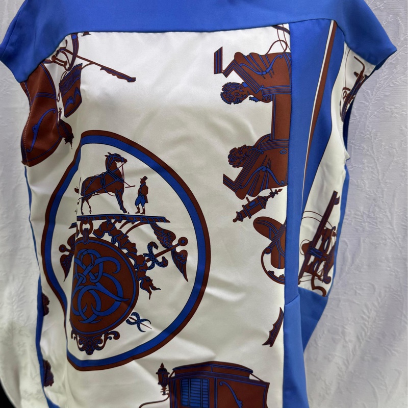 hermes 女裝絲綢衫-6