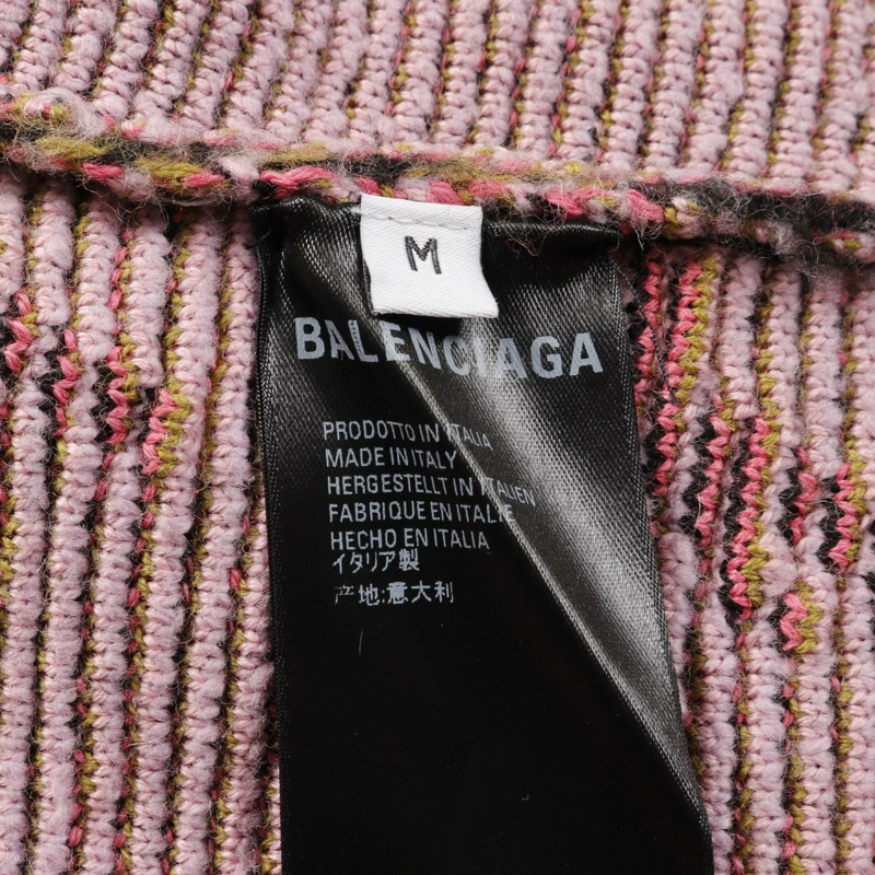 BALENCIAGA 針織衫 626172 羊毛棉腈綸 黑色 多色 二手 女款 #M-4