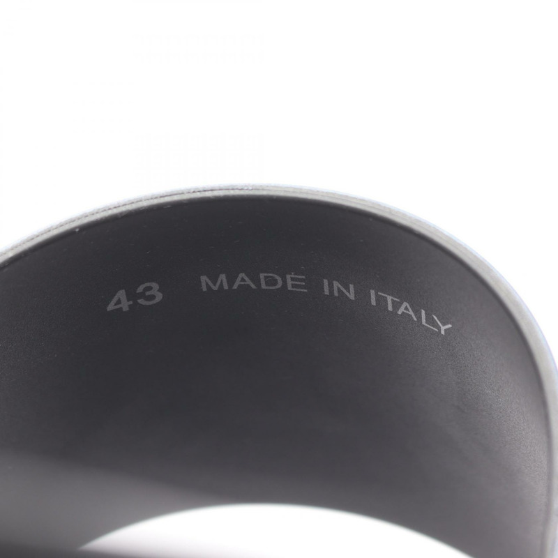 MONCLER BASILE 淋浴涼鞋 4C0002001A4999843 橡膠 海軍藍 紅色 全新 男款 #43-5