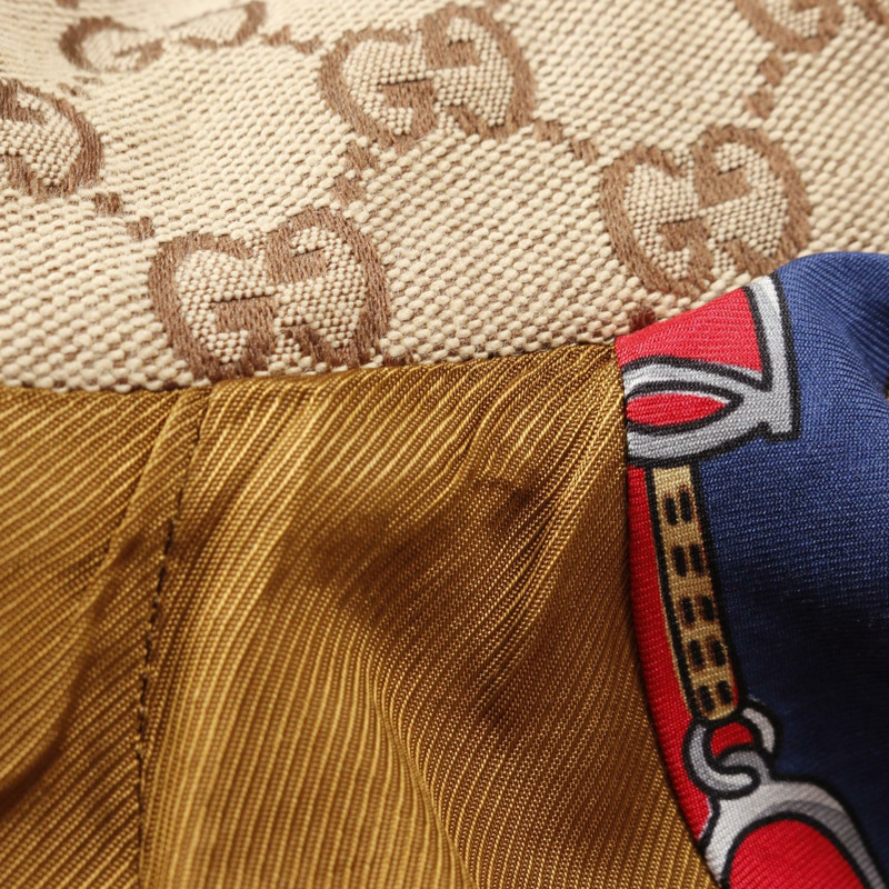 GUCCI GG 提花拉鍊外套 Blouson 棉質聚酯米色二手男款 #44-8