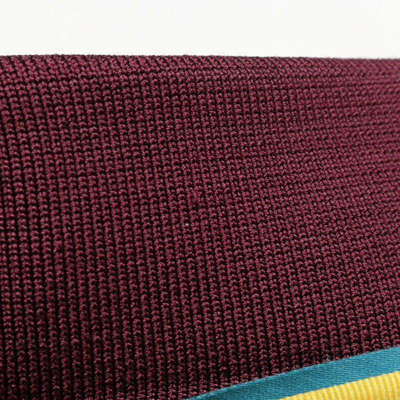 GUCCI × adidas 針織 Polo 衫 人造絲 棕色 多色 二手 女款 #L-5