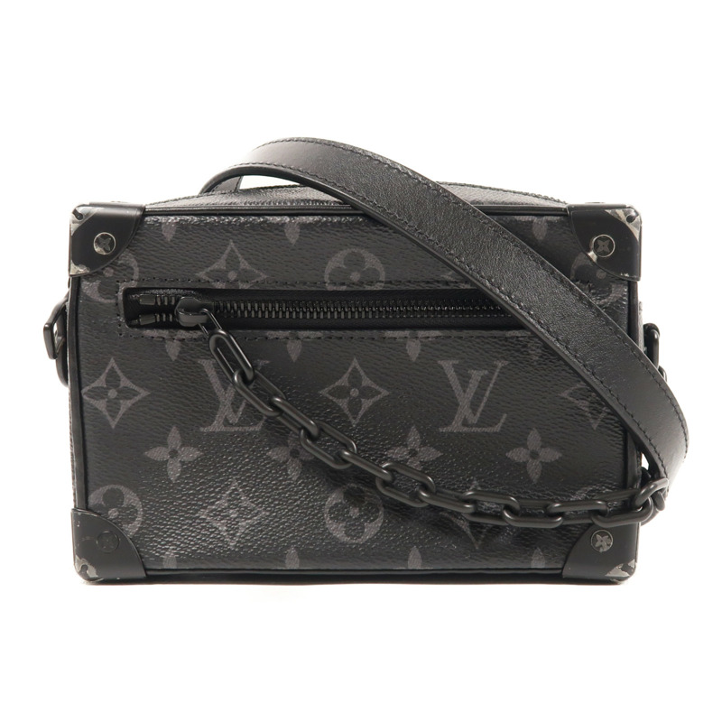 LOUIS VUITTON Monogram Eclipse Mini Soft Trunk肩背袋-0