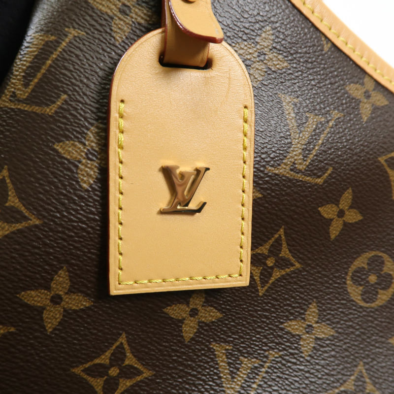 LOUIS VUITTON Monogram Carry All MM金扣肩背袋-5