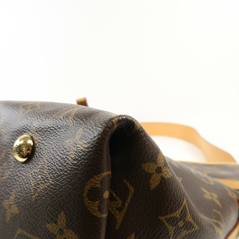 LOUIS VUITTON Monogram Carry All MM金扣肩背袋-12