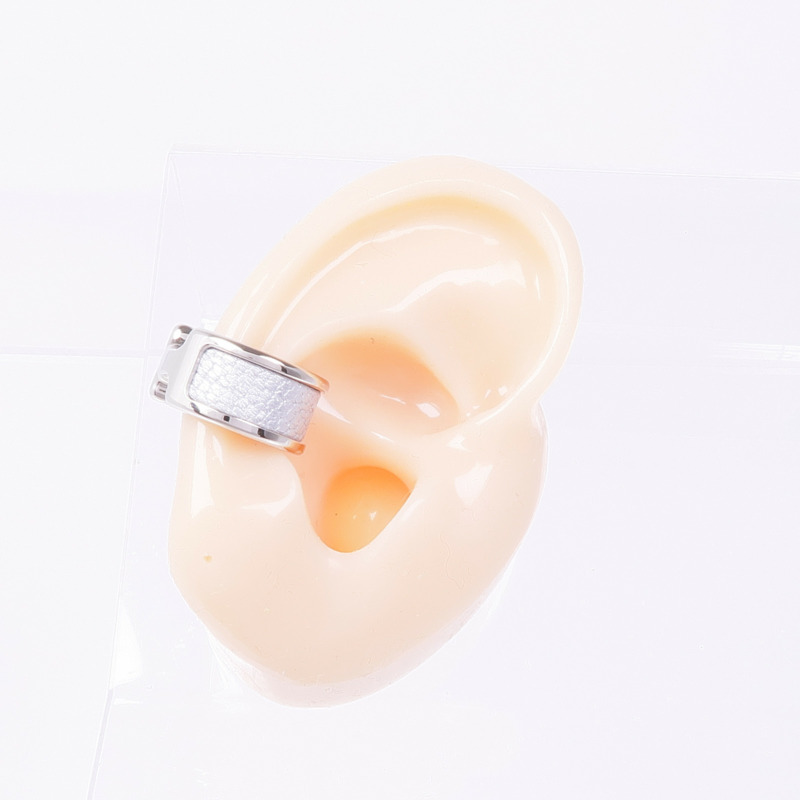 HERMES 金屬/皮革Olympe Ear Cuff耳夾-7
