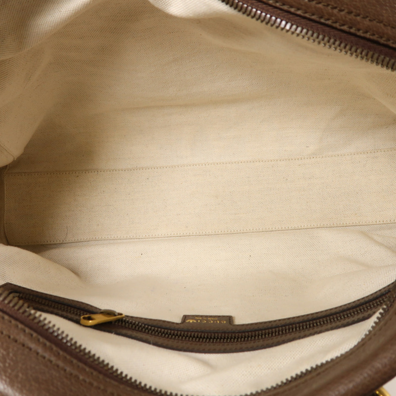 GUCCI 帆布Gucci X Adidas Boston Bag金扣肩背袋-4