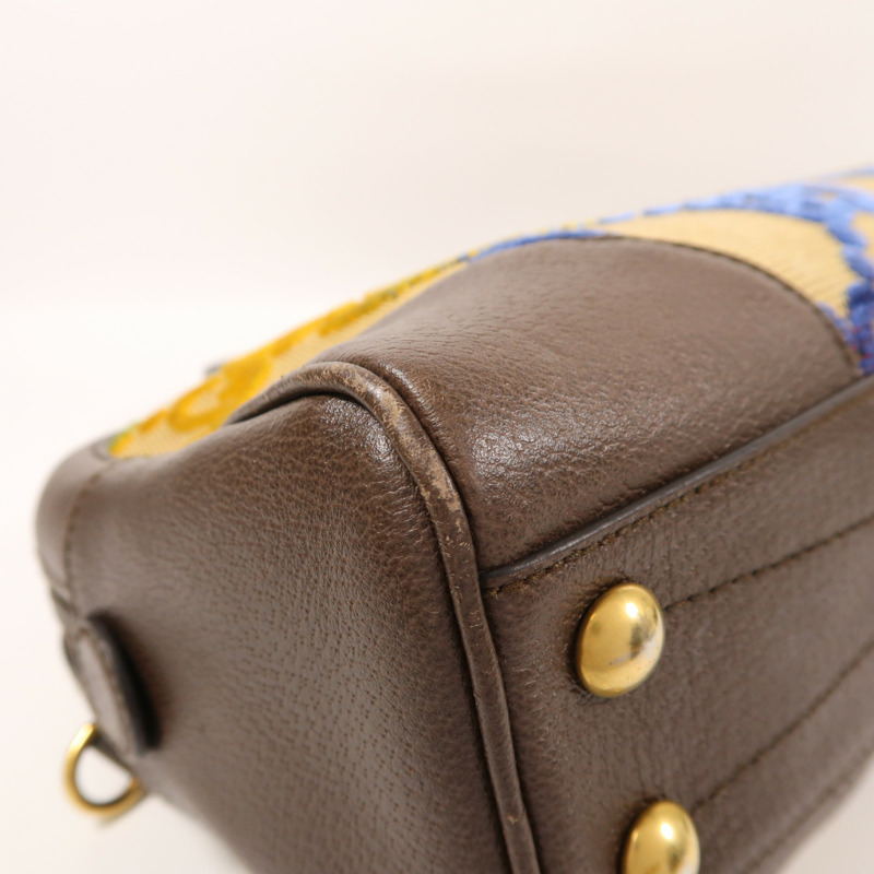 GUCCI 帆布Gucci X Adidas Boston Bag金扣肩背袋-11