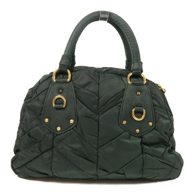 PRADA 尼龍Mini Boston金扣手挽肩背兩用袋-1