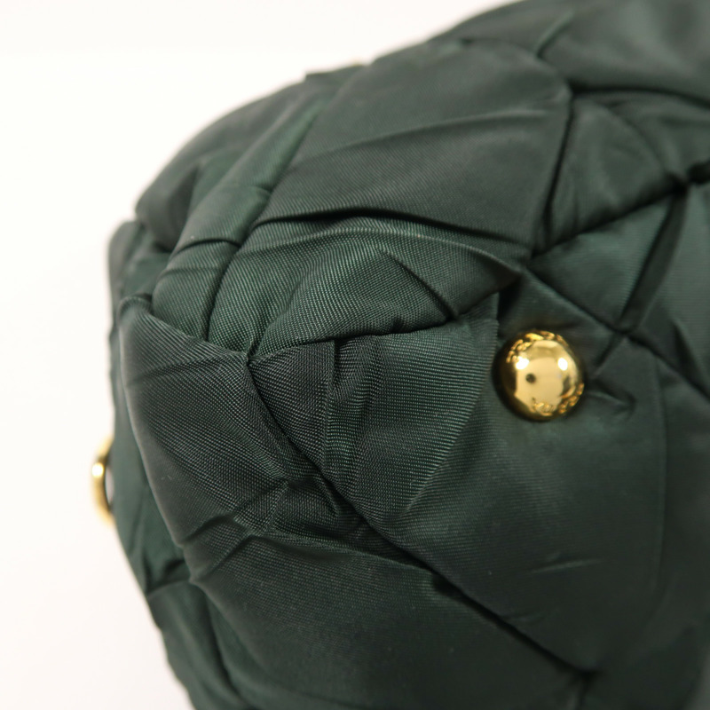 PRADA 尼龍Mini Boston金扣手挽肩背兩用袋-13