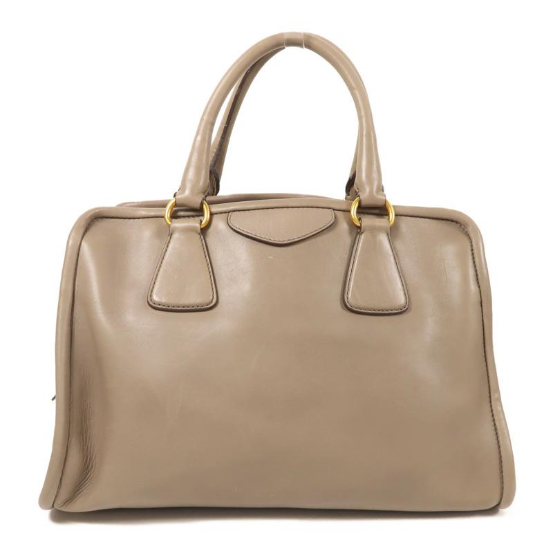 PRADA 牛皮皮革2 Way Shoulder金扣手挽肩背兩用袋-1